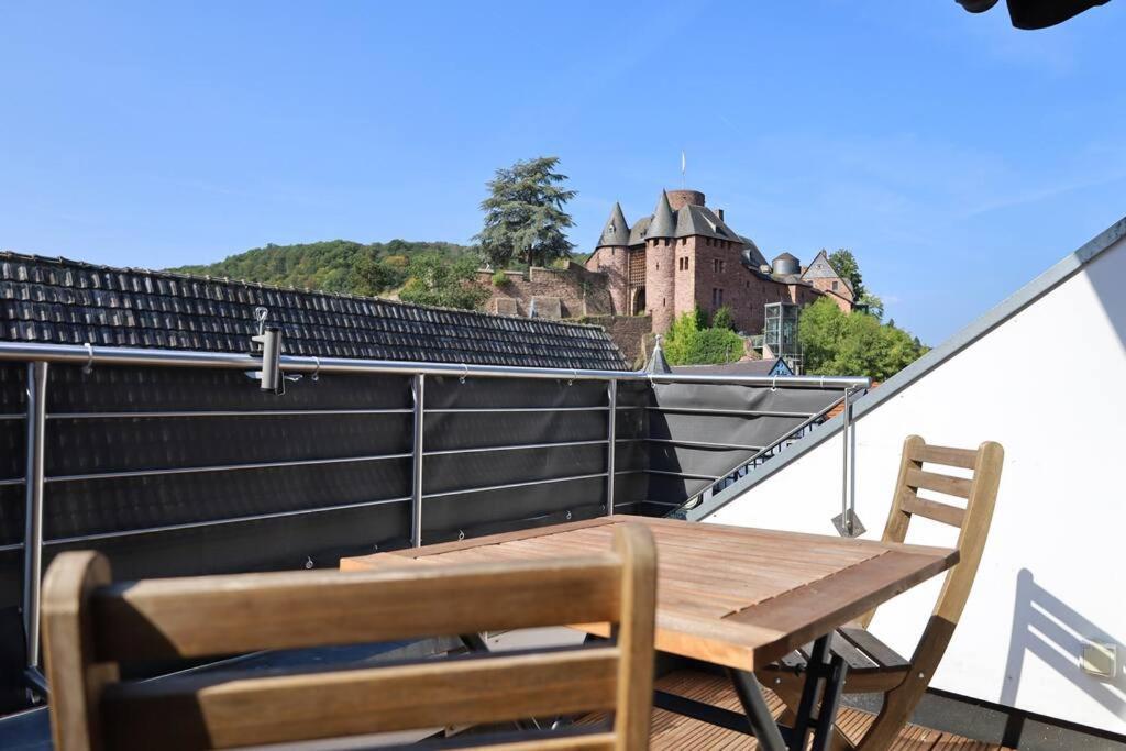 Ferienwohnung Heimbach Burgblick Buitenkant foto